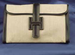 Toile and Box Leather 